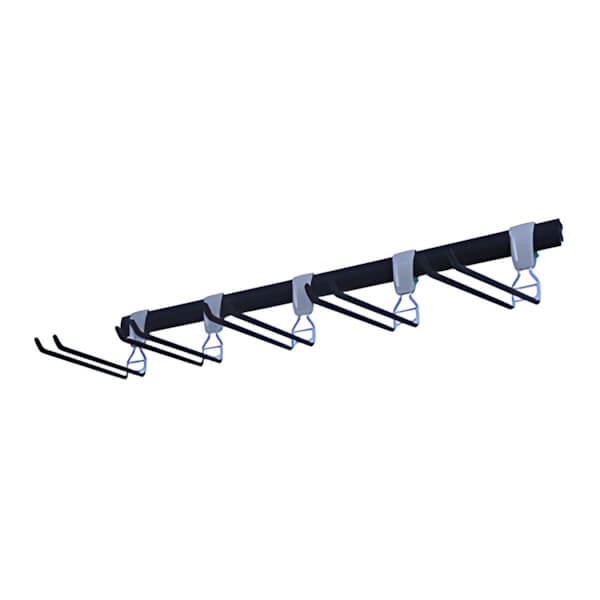 SafeRacks Ski and Snowboard Storage Rack (Includes 5 Hooks)-WT-DLXSS-48-Garage Giant
