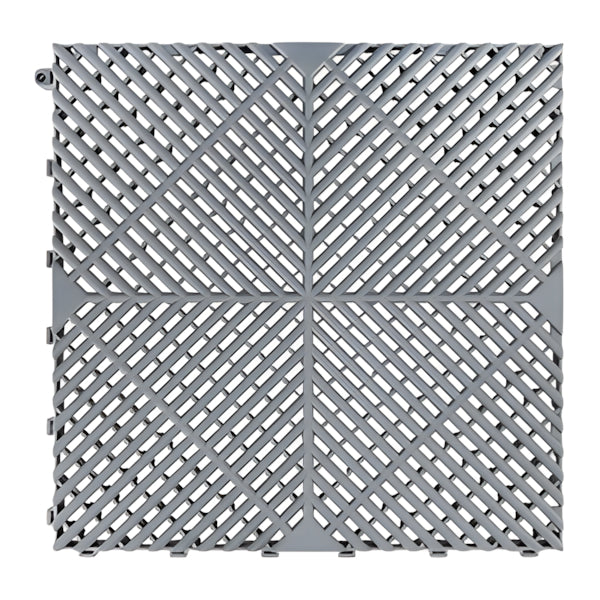 MonsterRax Grey Garage Floor Tiles (16-Pack)