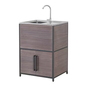 Sunjoy Group Outdoor Kitchen Cabinet with Sink