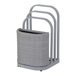 Sunjoy Group Rust-Proof Aluminum Towel Rack and Hamper - Thumbnail 2