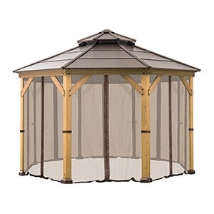 Sunjoy Group Replacement Mosquito Netting for 13 x 13 Hardtop Gazebo