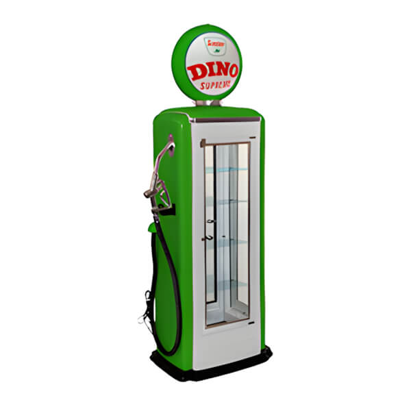 Roadside Relics Sinclair Dino Supreme Tokheim 39 Style Display Case Gas Pump Replica-FRR-TK39D2-SC-Garage Giant