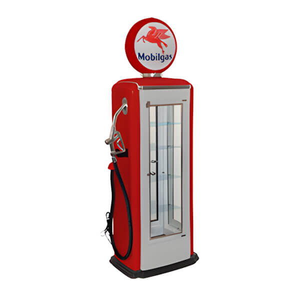 Roadside Relics Mobilgas Tokheim 39 Style Display Case Gas Pump Replica-FRR-TK39D2-M-Garage Giant