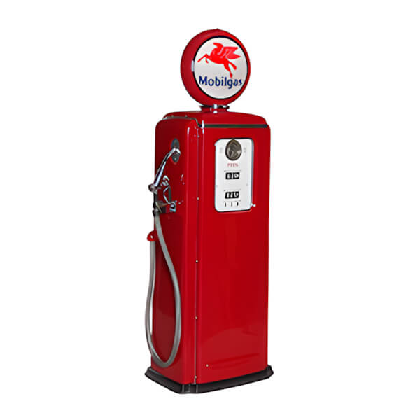 Roadside Relics Mobilgas Tokheim 39 Style Gas Pump Replica-FRR-TK39R-M-Garage Giant