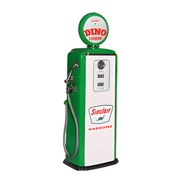 Roadside Relics Sinclair Dino Supreme Tokheim 39 Style Gas Pump Replica-FRR-TK39R-SC-Garage Giant