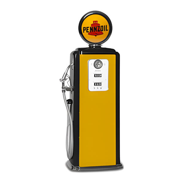 Roadside Relics Pennzoil Tokheim 39 Style Gas Pump Replica-FRR-TK39R-PEN-Garage Giant