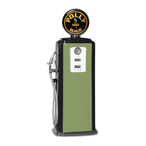 Roadside Relics Polly Gas Tokheim 39 Style Gas Pump Replica-FRR-TK39R-P-Garage Giant