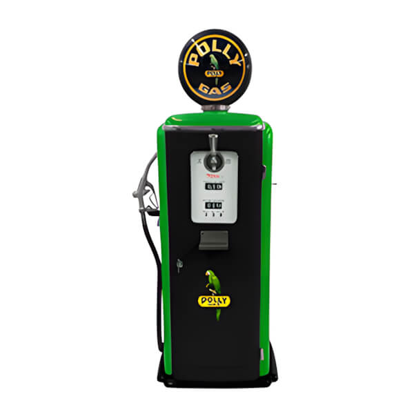 Roadside Relics Polly Gas Tokheim 39 Style Gas Pump Replica with Beer Tap-FRR-TK79BT-P-Garage Giant