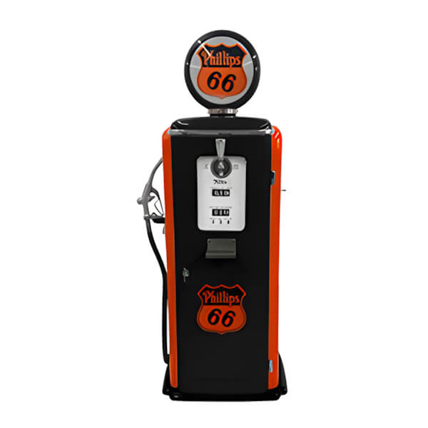 Roadside Relics Phillips 66 Tokheim 39 Style Gas Pump Replica with Beer Tap-FRR-TK79BT-P66-Garage Giant