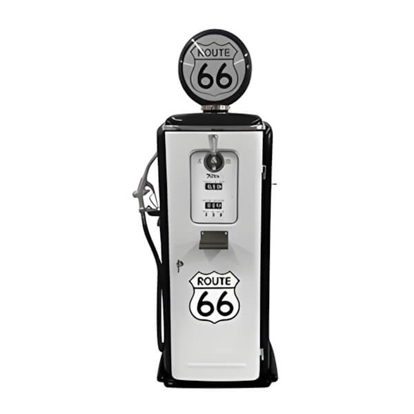 Roadside Relics Route 66 Tokheim 39 Style Gas Pump Replica with Beer Tap-FRR-TK79BT-R66-Garage Giant