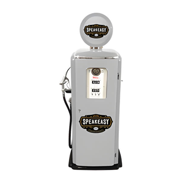 Roadside Relics Speakeasy Tokheim 39 Style Gas Pump Replica with Hidden Mini Fridge-FRR-TK79SE-SE-Garage Giant