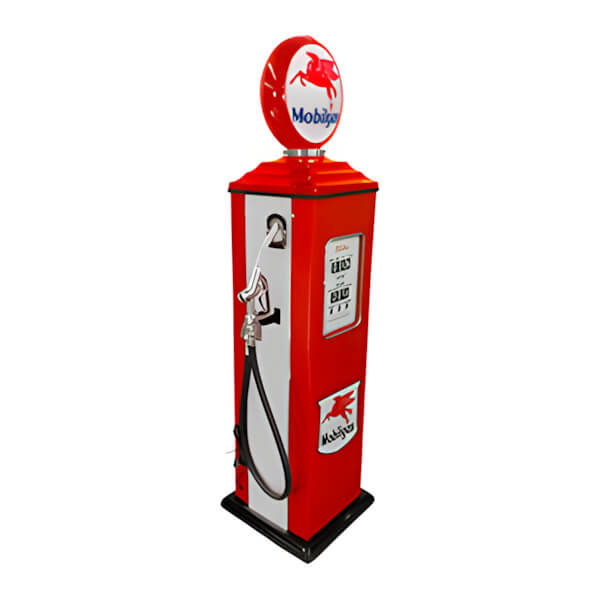 Roadside Relics Mobilgas Erie Style Gas Pump Replica-FRR-RETRO-M-Garage Giant