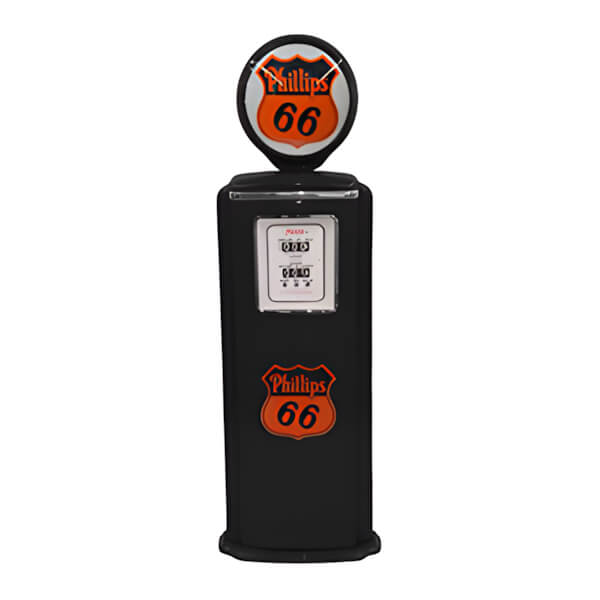 Roadside Relics Phillips 66 Tokheim 39 Gas Pump Replica Wall Relief-FRR-TK39W4-P66-Garage Giant