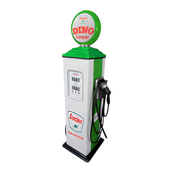 Roadside Relics Sinclair Dino Supreme Retro Gas Pump Replica Electric Vehicle (EV) Charger-FRR-RETROEV-SC-Garage Giant