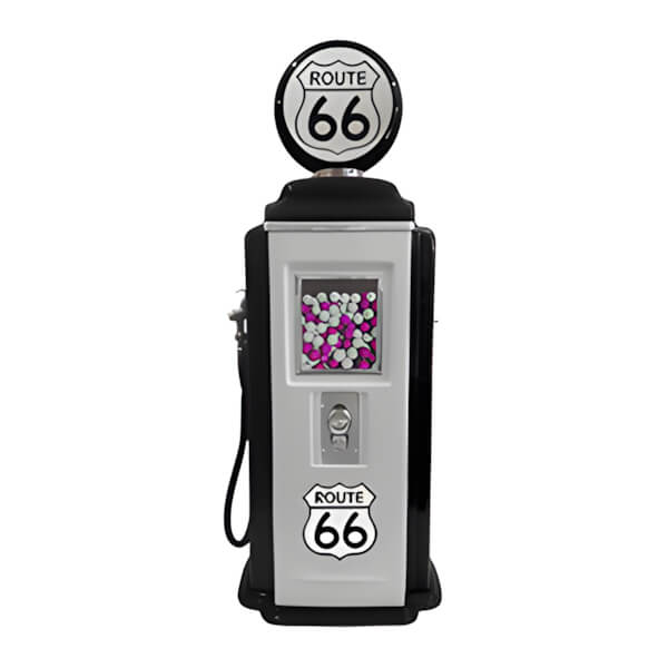 Roadside Relics Route 66 Retro Gas Pump Replica Tokheim Gumball Machine-FRR-TK2-R66-Garage Giant