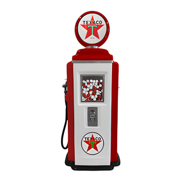 Roadside Relics Texaco Retro Gas Pump Replica Tokheim Gumball Machine-FRR-TK2-TX-Garage Giant