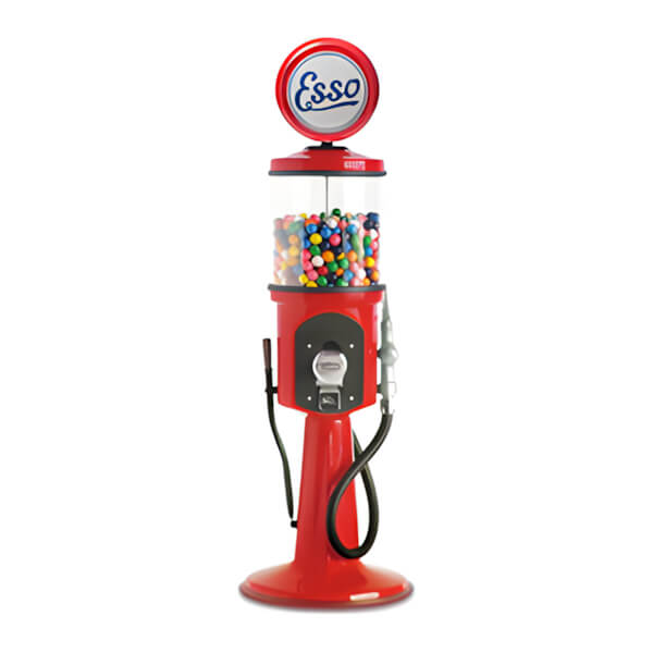 Roadside Relics Esso Retro Gas Pump Replica Mini Gravity Feed Gumball Machine-FRR-MN42-ES-Garage Giant