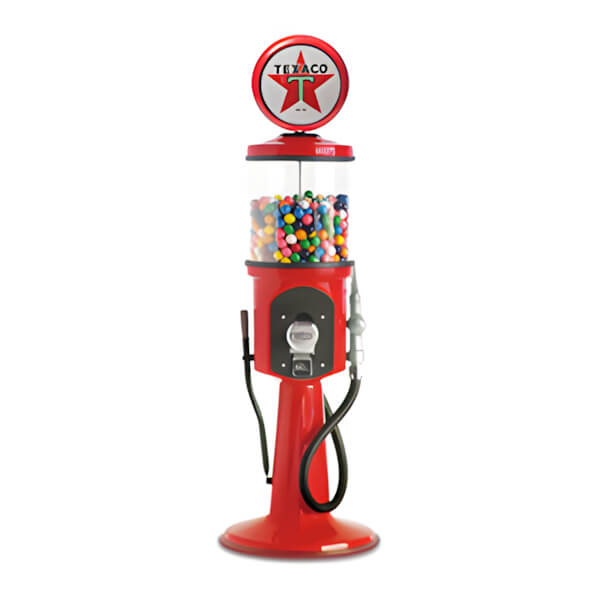 Roadside Relics Texaco Retro Gas Pump Replica Mini Gravity Feed Gumball Machine-FRR-MN42-TX-Garage Giant