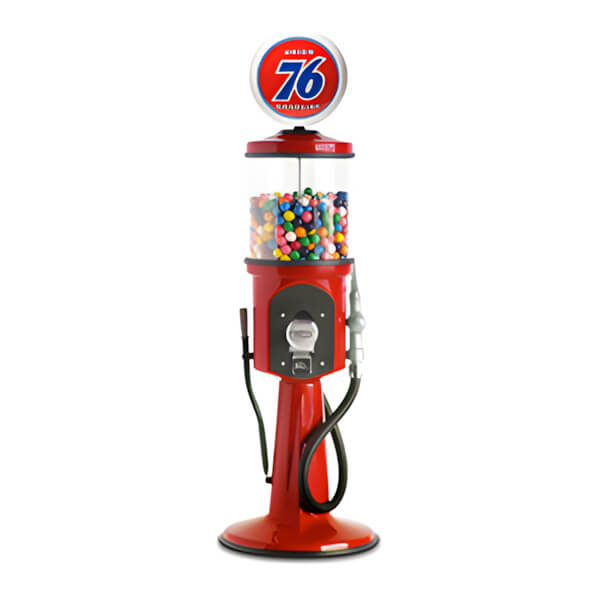 Roadside Relics Union 76 Retro Gas Pump Replica Mini Gravity Feed Gumball Machine-FRR-MN42-U76-Garage Giant