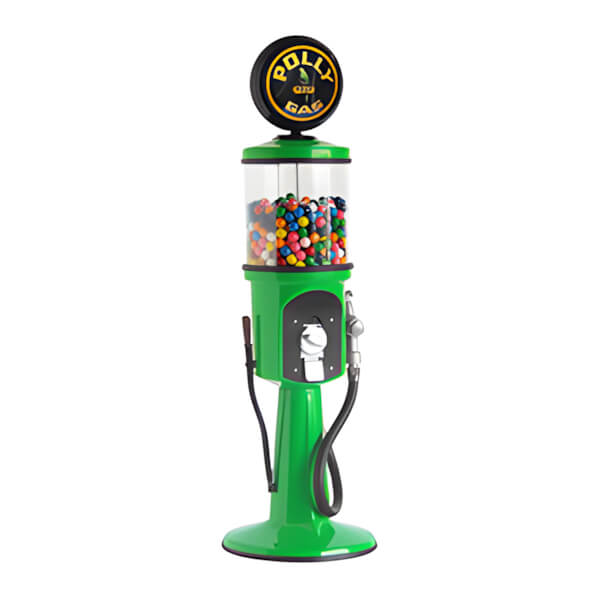 Roadside Relics Polly Gas Retro Gas Pump Replica Mini Gravity Feed Gumball Machine-FRR-MN42-PG-Garage Giant
