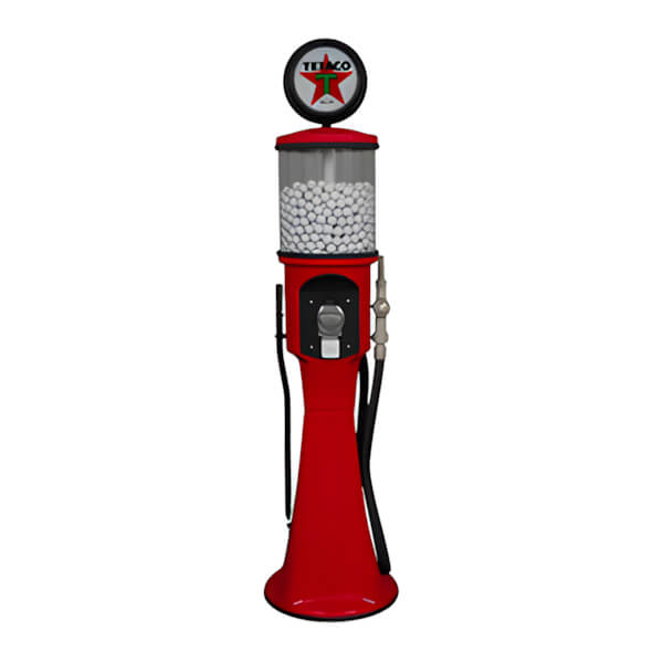 Roadside Relics Texaco Retro Gas Pump Replica Junior Gravity Feed Gumball Machine-FRR-JR54-TX-Garage Giant