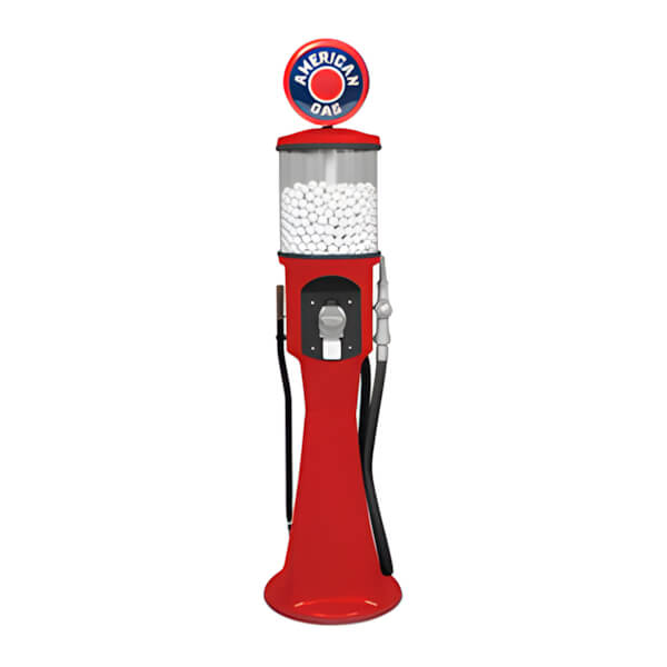 Roadside Relics American Gas Retro Gas Pump Replica Junior Gravity Feed Gumball Machine-FRR-JR54-AG-Garage Giant
