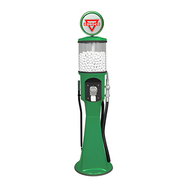 Roadside Relics Conoco Retro Gas Pump Replica Junior Gravity Feed Gumball Machine-FRR-JR54-CON-Garage Giant