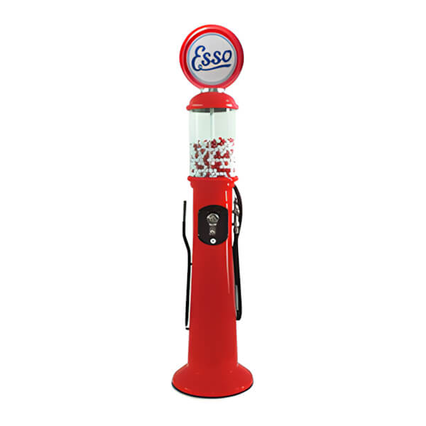 Roadside Relics Esso Retro Gas Pump Replica Tall Gravity Feed Gumball Machine-FRR-GG76-ES-Garage Giant