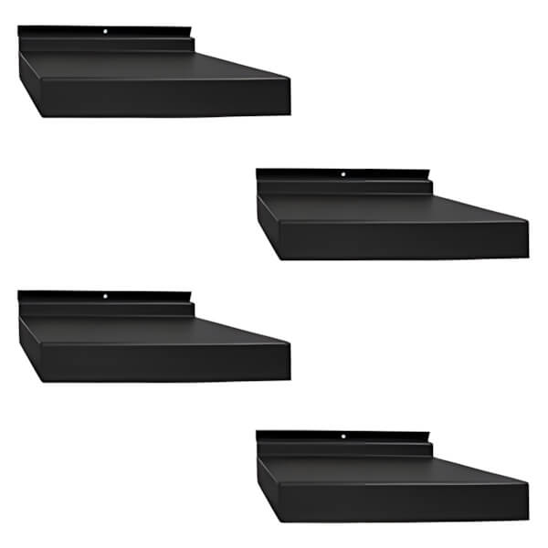Proslat Stealth Slatwall Compact Shelf (4-Pack)-53347K-Garage Giant