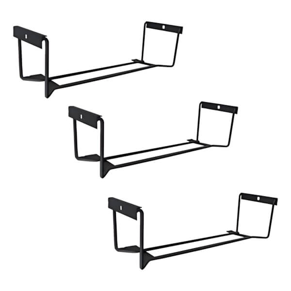 Proslat Stealth Slatwall Heavy-Duty Shelf Tool Organizer Bracket (3-Pack)-53344K-Garage Giant