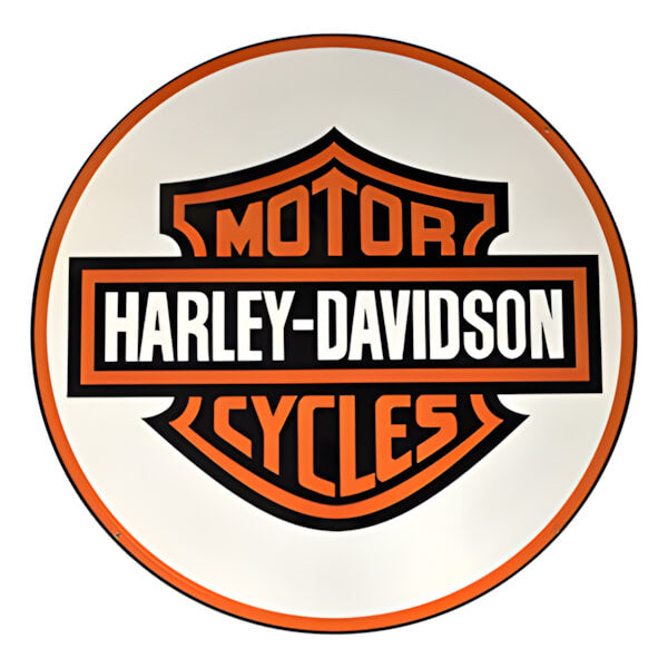 PERGL Harley Davidson Motorcycles 36-Inch Metal Sign-36-MS-HDM-Garage Giant