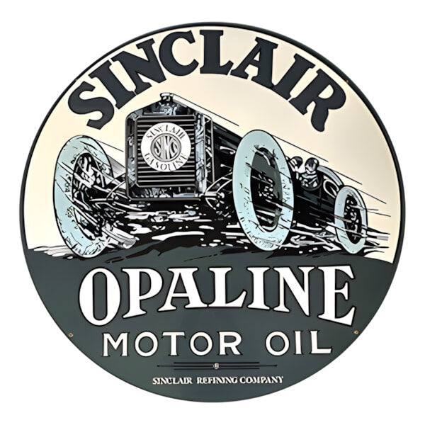 PERGL Sinclair Opaline Motor Oil 36-Inch Metal Sign-36-MS-SOMO-Garage Giant