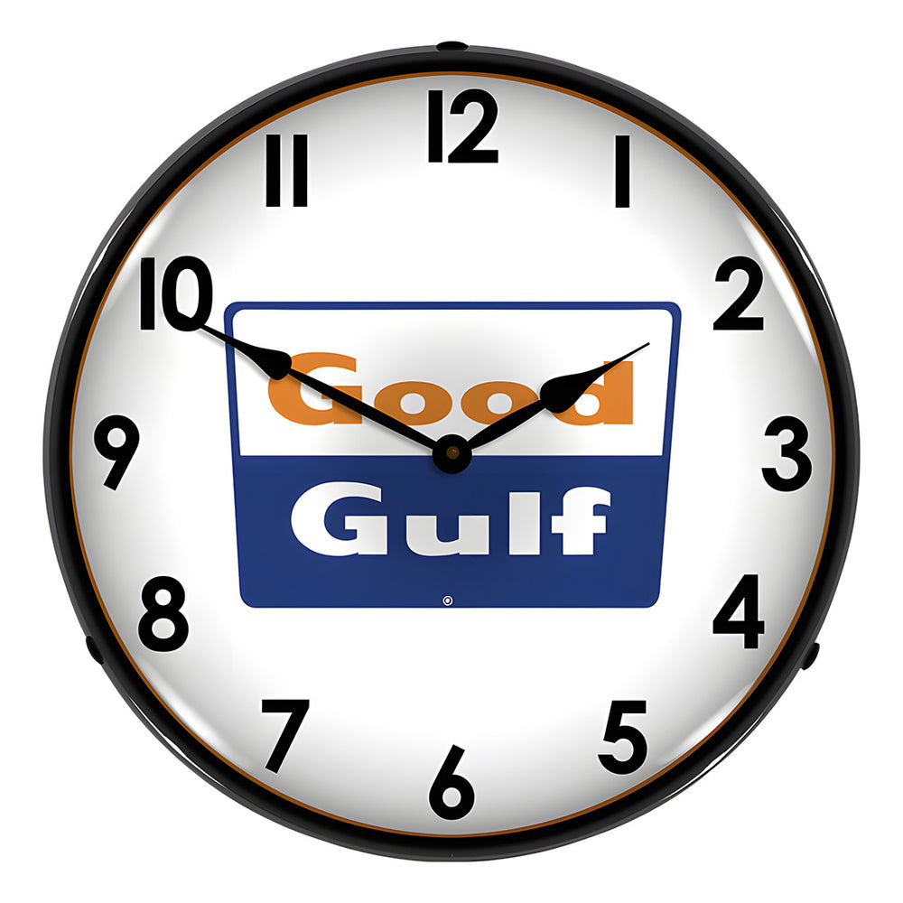 Collectable Sign and Clock Good Gulf Backlit Wall Clock-GO1303422-Garage Giant