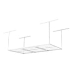 Fleximounts 3' x 6' Overhead Storage Rack (White)-FLX-GR36-WHT-Garage Giant 