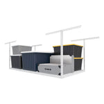 Fleximounts 3' x 6' Overhead Storage Rack (White)-FLX-GR36-WHT-Garage Giant 