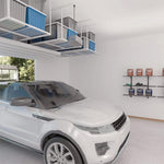 Fleximounts 3' x 6' Overhead Storage Rack (White)-FLX-GR36-WHT-Garage Giant 
