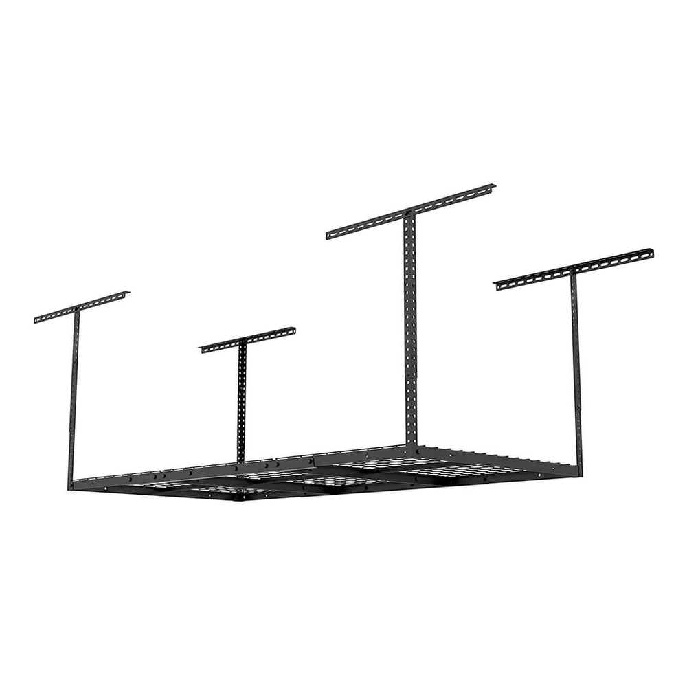 Fleximounts 3' x 6' Overhead Storage Rack (Black)-FLX-GR36B-BLK-Garage Giant