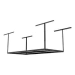 Fleximounts 3' x 6' Overhead Storage Rack (Black)-FLX-GR36B-BLK-Garage Giant 