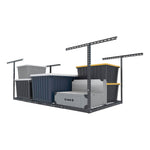 Fleximounts 3' x 6' Overhead Storage Rack (Black)-FLX-GR36B-BLK-Garage Giant 