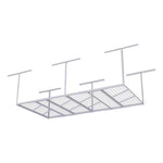 Fleximounts Heavy-Duty 4' x 8' Overhead Storage Rack (White)-FLX-GR48M-WHT-Garage Giant 