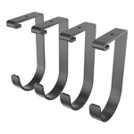 Fleximounts Black Flat Storage Hook (4-Pack)-FLX-GRH1B-BLK-Garage Giant 