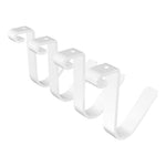 Fleximounts White Storage Rail Hook (4-Pack)-FLX-GRH2-WHT-Garage Giant 