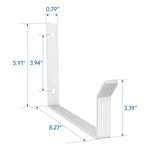 Fleximounts White Utility Hook (2-Pack)-FLX-GRH3-WHT-Garage Giant 