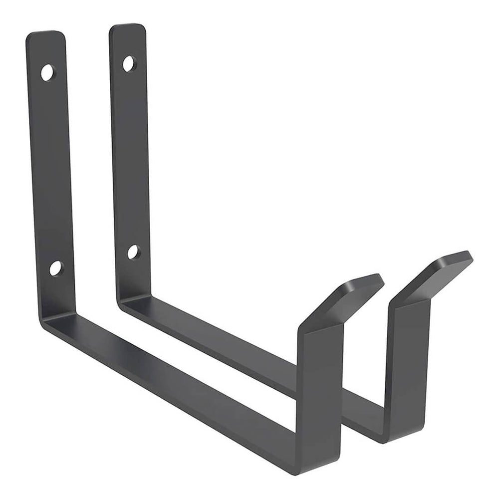 Fleximounts Black Utility Hook (2-Pack)-FLX-GRH3B-BLK-Garage Giant