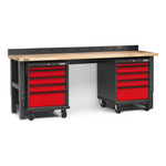 Gladiator Premier 4-Piece Red Garage Workbench System-Red-Gladiator-4-Piece-Workbench-System-Garage Giant 
