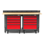 Gladiator Premier 4-Piece Red Garage Workbench System-Gladiator-4-Piece-Red-Workbench-System-Garage Giant 