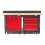 Gladiator Premier 4-Piece Red Garage Workbench Set-Gladiator-4-Piece-Red-Workbench-Set-Garage Giant 