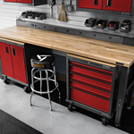 Gladiator Premier 12-Piece Red Garage Cabinet Set-Gladiator-Red-12-Piece-Cabinet-Set-Garage Giant 