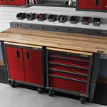 Gladiator Premier 13-Piece Red Garage Cabinet Set-Gladiator-13-Piece-Red-Cabinet-Set-Garage Giant 