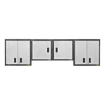 Gladiator Premier Series Wall Cabinet Kit-GST04PMR03-Garage Giant 